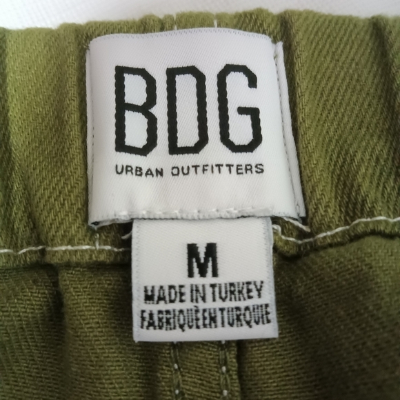 Bdg Urban Outfitters Pull On Contrast Shorts Olive Green  Size M NWT - Picture 6 of 9